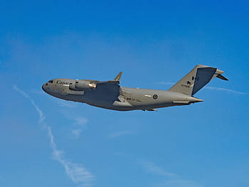 aircraft, transport aircraft, military, flying, aviation, boeing cc-177, zurich, canada