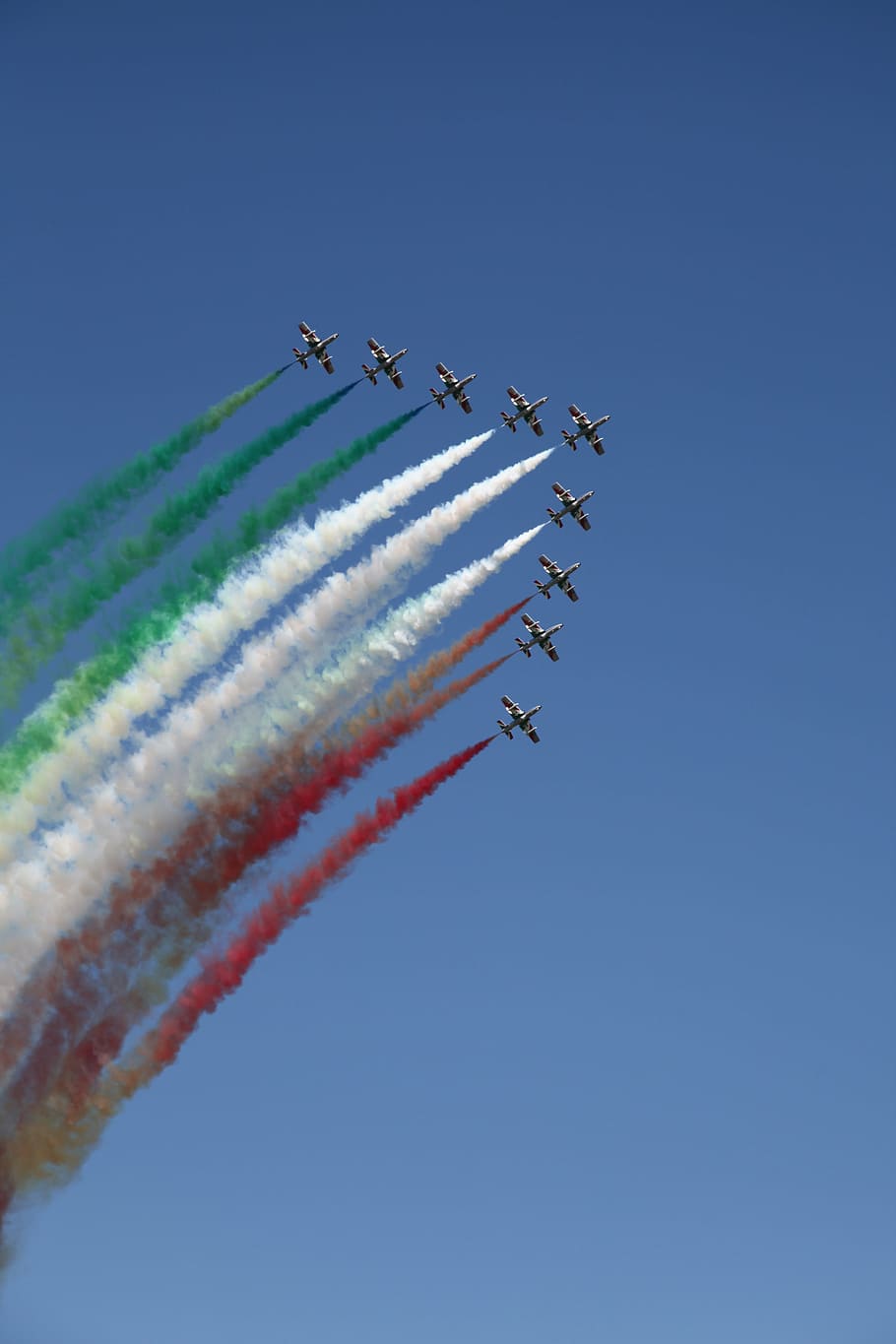 aircraft, patrol, sky, italy, choreography, smoke, airshow, flying, stunt, air Vehicle, izmir