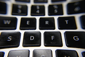gray, black, laptop keyboard, buttons, computer, keyboard, laptop, technology