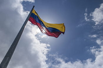 flag of columbia, Venezuela, Bandera, Flag, Caracas, bandera de venezuela, venezuela's flag, sky, wind, patriotism, symbol
