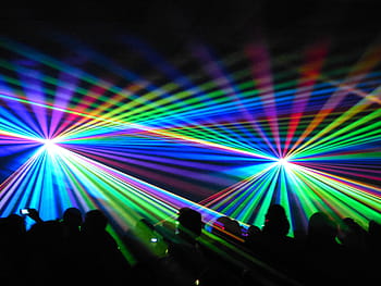 multicolored strobe lights, laser, show, laser show, colorful, color, light, artificial light, light show, celebrate, light beam