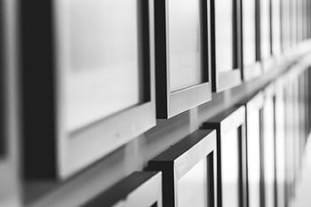 black, wooden, photo frames, photo frame, frame, depth