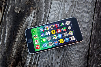 high, resolution shot, mobile, smartphone, wood, textured, background, High resolution, shot, iPhone 6, technology