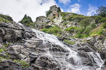 alam romawi, Luar Biasa, Air terjun, Murni, Rumania, Alam, bukit, gunung, batu, romania, atas
