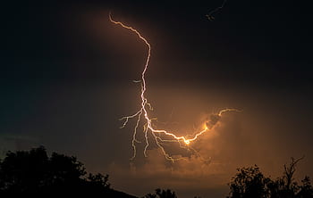 lampeggia, sera, temporale, tempo metereologico, buio, natura, cielo, tuono