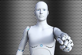 white robot, robot, cyborg, futuristic, android, cybernetics, intelligence