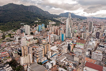 bogotá, peyzaj, Kent, mimari, kentsel, panoramik, Başkent, şehirler, bakış açısı, Cundinamarca, yapı