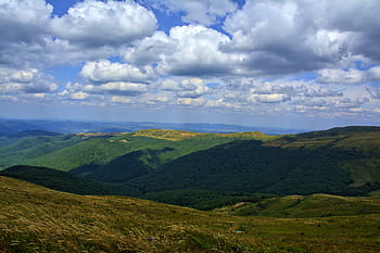 bieszczady, tarnica, beech berdo, mountains, the silence, poland, sky, landscape, nature, top view, holiday
