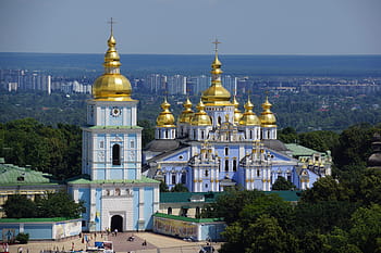 Kiev, Ukraine, Russian, Orthodox, Church, russian, orthodox, church, architecture, building exterior, built structure, dome, travel destinations