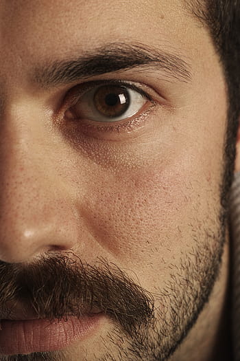 man's eye, Male, Eye, Beard, Browse, Lip, Eyelash, handsome, photography, adult, young man