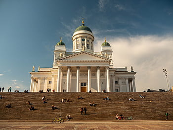 helsinki, helsinki katedrali, katedral, Finlandiya, mimari, kilise, din, Kent, bina, İskandinavya, işaret