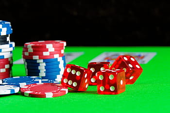 poker chips, four, dices, Play, Poker, Cube, Gambling, Casino, card game, cards, poker game