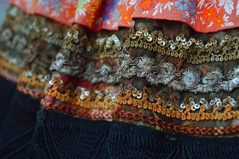 campione, Sárközi, fatto in casa, tessile, popolare, colore, Materiale, tradizionale, vecchio, design, multicolore