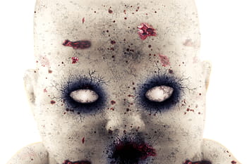 baby, scary, face, graphic, halloween, spooky, horror, evil, creepy, doll