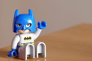 batman lego action figure, brown, wooden, table, Batman, Lego, action figure, wooden table, toy, happy, bat