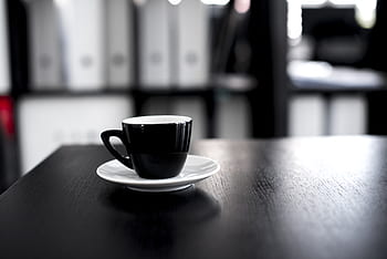 still, items, things, cup, saucer, table, desk, wood, light, shadows, shelves
