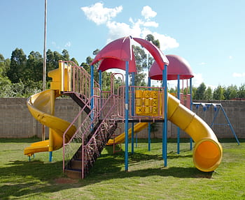 Childish, Fun, joke, park, children playing, playground, slide - Play Equipment, outdoor Play Equipment, schoolyard, outdoors, recreational Pursuit