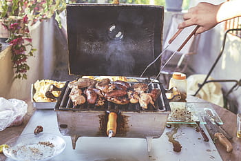 barbecue summer chicken, Chicken, barbecue, summer, food, barbecue Grill, cooking, meat, grilled, outdoors, fire - Natural Phenomenon