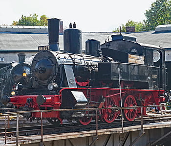 gőzmozdony, bajor, vasúti múzeum, Nördlingen, nosztalgia, történelmileg, régi-módi, ódivatu, br89, br 89, r 3-3, három csatlakozó