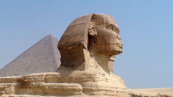 Gíza, sfinga, Egypt, fotky, veřejná doména, socha, pyramida, velká pyramida, Káhira, egyptské kultury, faraon