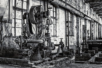 stroj, rostlina, technologie, výrobní, řídit, starý, kov, anlagentechnik, průmysl, nástroj, Výroba