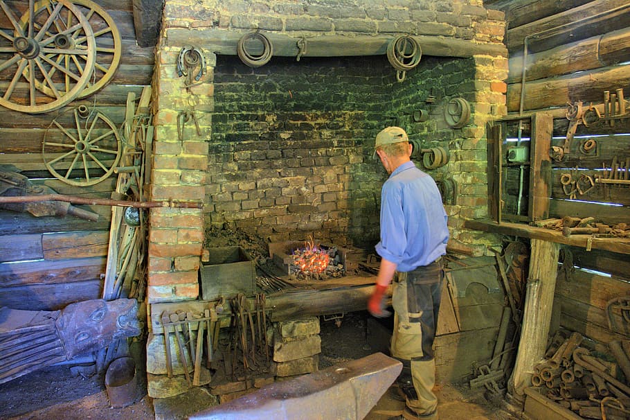 Sanoku, skanzen, venkovská chata, dřevěné kuličky, střechu, Polsko, starý, architektura, chalupa, sláma, muzeum
