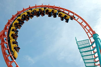 roller coaster, ride, fun, amusement, roller, coaster, park, entertainment, thrill, rollercoaster, theme
