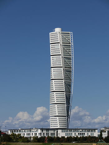 malmö, otáčení trupu, mrakodrap, budova, Švédsko, architektura, trup, vysoký