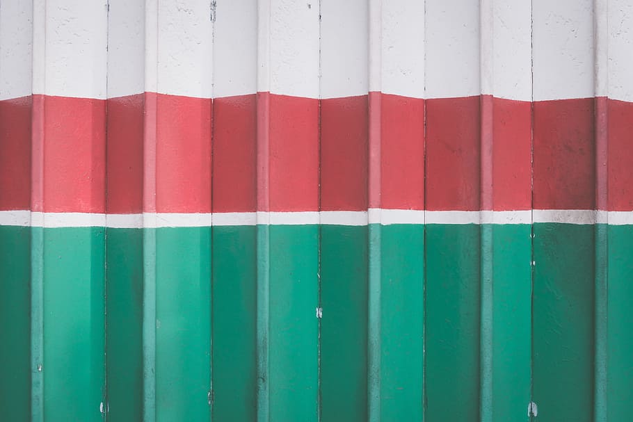 pattern, zigzag, roof, steel
