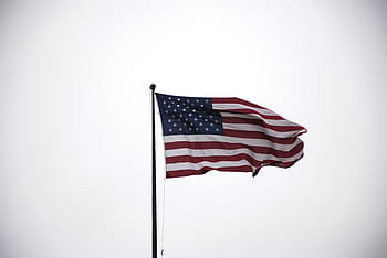 flag, daytime, america, patriotism, usa flag, star, stars and stripes, red, blue, flutter, wind