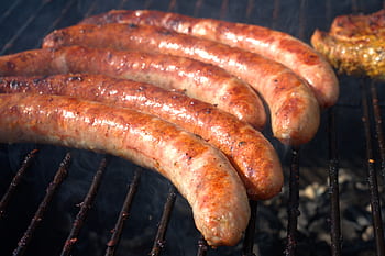kiełbasa grillowa, przyjęcie grillowe, festiwal, grill, kiełbasa, pieczenie na rożnie, mięso, grillowane mięso, grillowany, stek, uroczystość