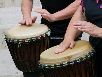 drums, drummer, drum, musician, djembe, instrument, street music, rhythm