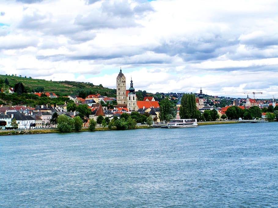 Dunaj, krems, Rakousko, krajina