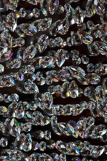 lotto di pietre preziose in argento, astratto, sfondo, nero, cristallo, diamante, costoso, moda, gemma, bicchiere, gioiello
