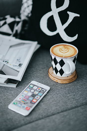 descansando, revistas, taza, café, taza de café, interior, relajante, lectura, tiempo, sofá, tarde