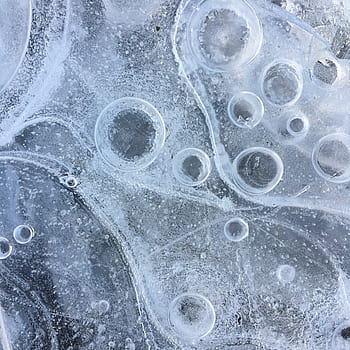 ice, winter, frozen, bubbles, pattern, cold, frost, icy, nature, wintry, ze