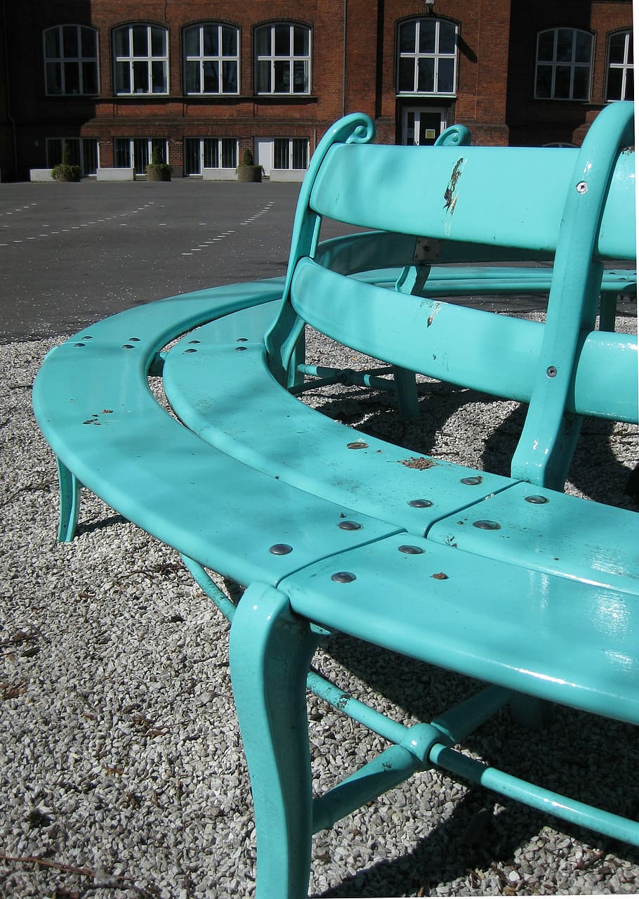 bench, østerbro space odense, a place in the sun