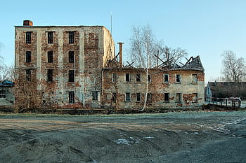 verlassen, zugrunde richten, verfallen, alte Fabrik, die Architektur