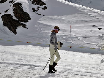 女性、 ツェルマット、 雪、 冬、 ノルディック、 スポーツ、 美しさ、 くつろぎ、 氷、 冒険、 の法廷で