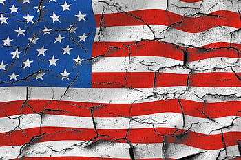 popraskané u.s. vlajka, usa, americká vlajka, prasklý usa vlajka, pozadí americké vlajky, patriotismus, států, vlastenecký, nezávislost, americký, sjednocený