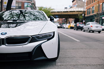 bmw, auto, město, ulice, Chicago, i8, provoz, silnice, automobilového průmyslu