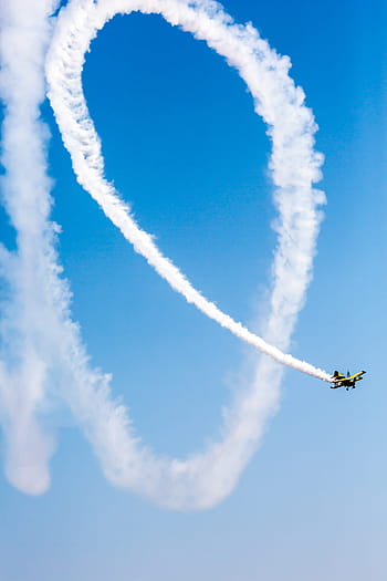 acrobatico, aereo, Fumo, nube, cielo, volo, acrobazie, volo aereo