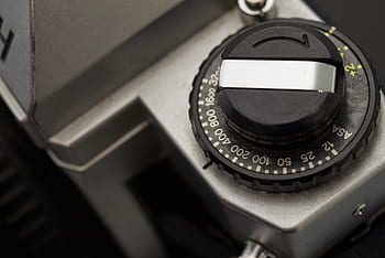 telecamera, macro, dettaglio, vecchio, fotografia, classico, film, progredire, pulsante, metallo, iso
