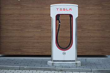 bílý, benzín, čerpadlo, tesla, elektrický, nabíjecí stanice, bod zatížení, mobility, e-čerpací stanice, čerpací stanice, dobít