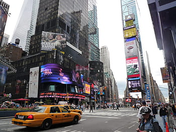 nuovo, York Times Square, Stati Uniti d'America, New York City, nyc, broadway, Time Square, Taxi