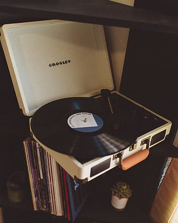 vinyl, záznam, hráč, album, rukáv, hudba