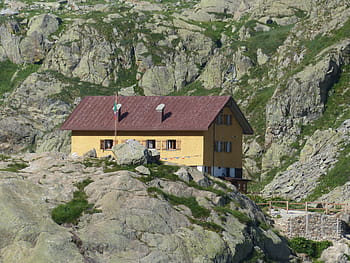 Domov, chata, horská chata, cai, alpský klub, pobyt, jíst, turistika, túra, spát, genova figari útočiště