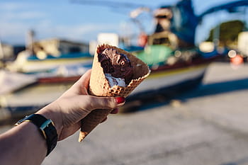 男、 女、 男と女、 持つ、 アイスクリーム、 夏、 甘い、 休暇、 おいしい、 味、 シマータイム