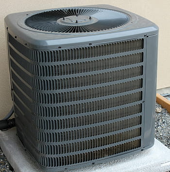 gray, air condenser, concrete, surface, Air Conditioner, Ac, System, Home, ac, system, equipment, hot
