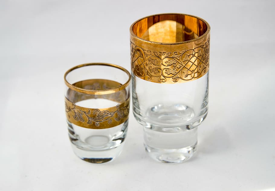 pile, drink, alcohol, vodka, cognac, pattern, gold